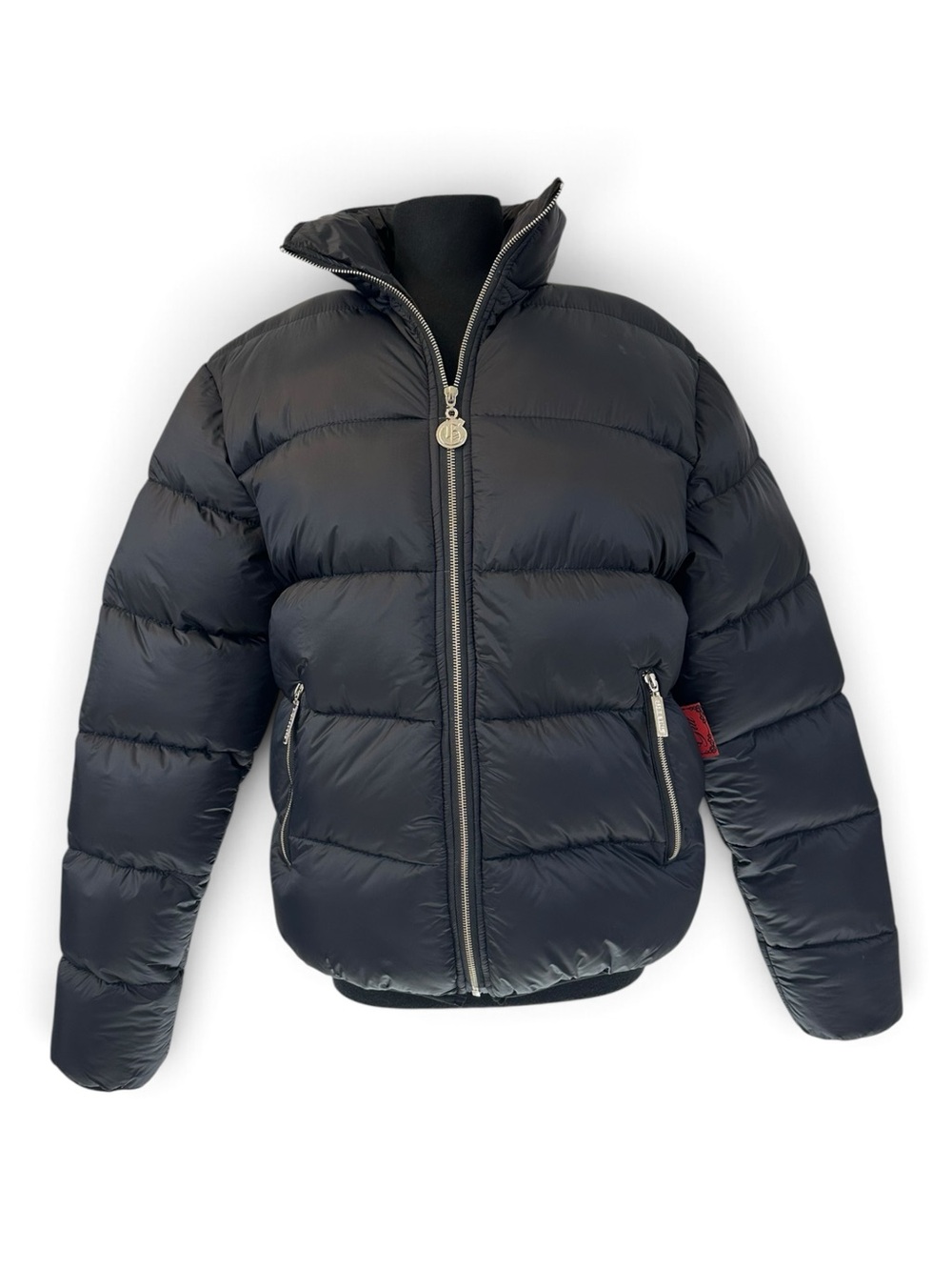 GRIT Women’s XL Black Wool Fill Puffer Jacket Bloodline Streetwear